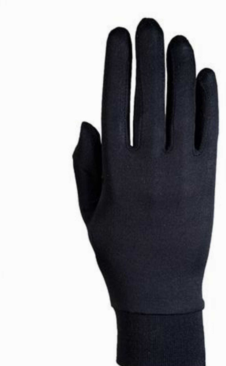 B-Ware - Roeckl Silk Unterhandschuhe lang black (Gebrauchtware)