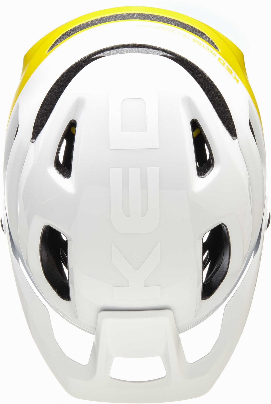 KED Pector ME-1 MTB-Helm white yellow matt