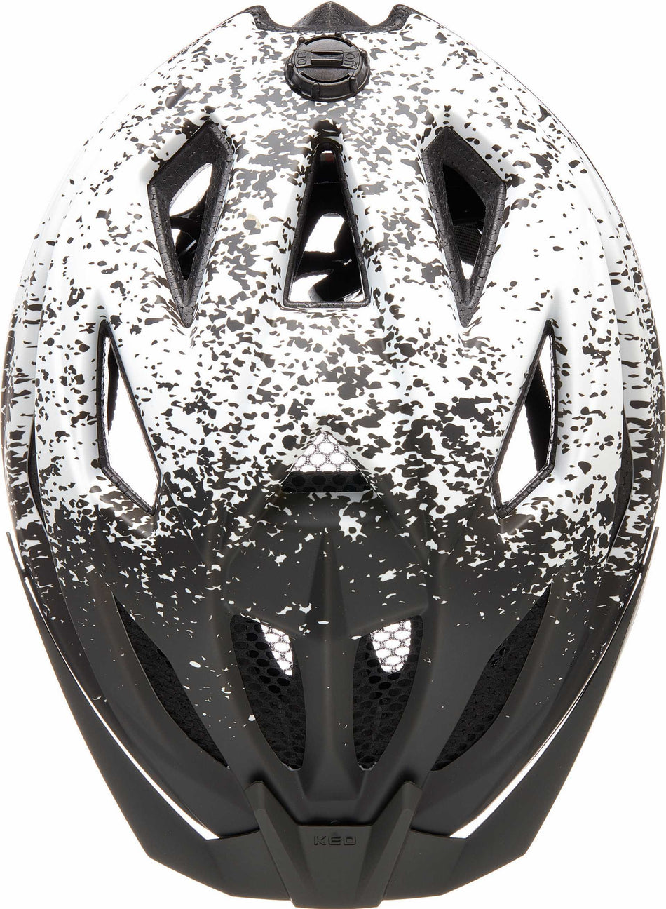 KED Street JR. Pro Kinder-Helm black white matt
