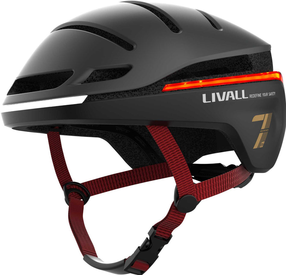 B-Ware - Livall EVO21 Helm + BR 80 Fernbedienung schwarz/anthrazit (Gebrauchtware)