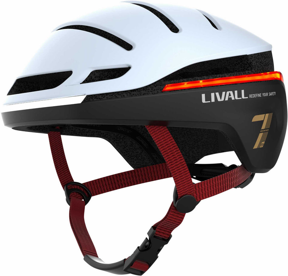 B-Ware - Livall EVO21 Helm + BR 80 Fernbedienung weiß (Gebrauchtware)