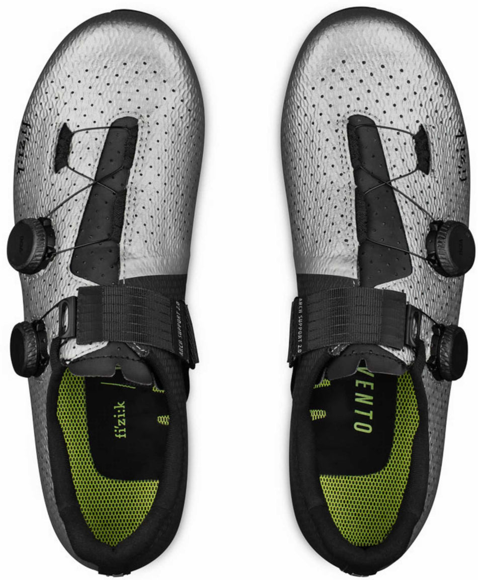 Fizik Stabilita Carbon Rennradschuhe silber schwarz