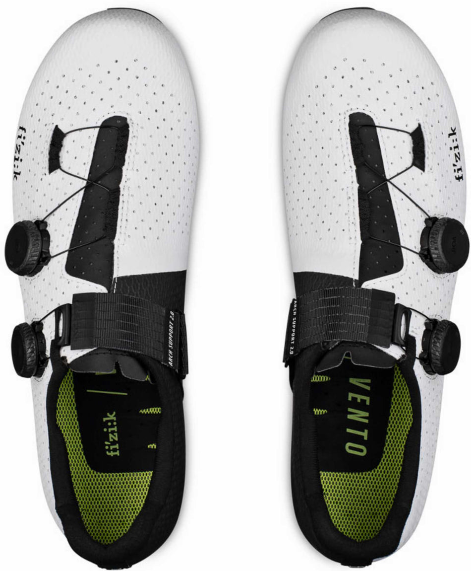 Fizik Stabilita Carbon Rennradschuhe weiß schwarz