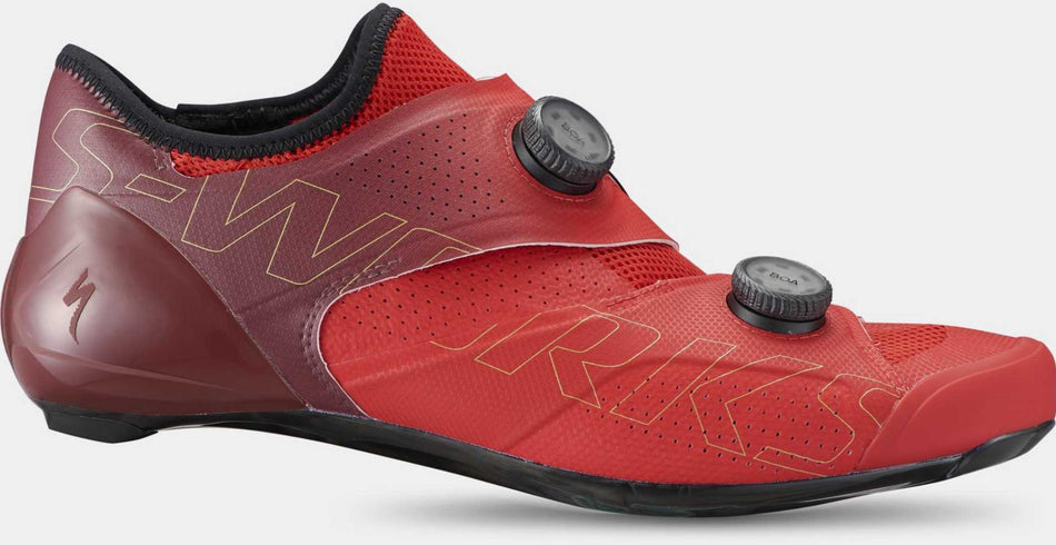 B-Ware - Specialized S-Works Ares Rennradschuhe flo red/maroon (Gebrauchtware)
