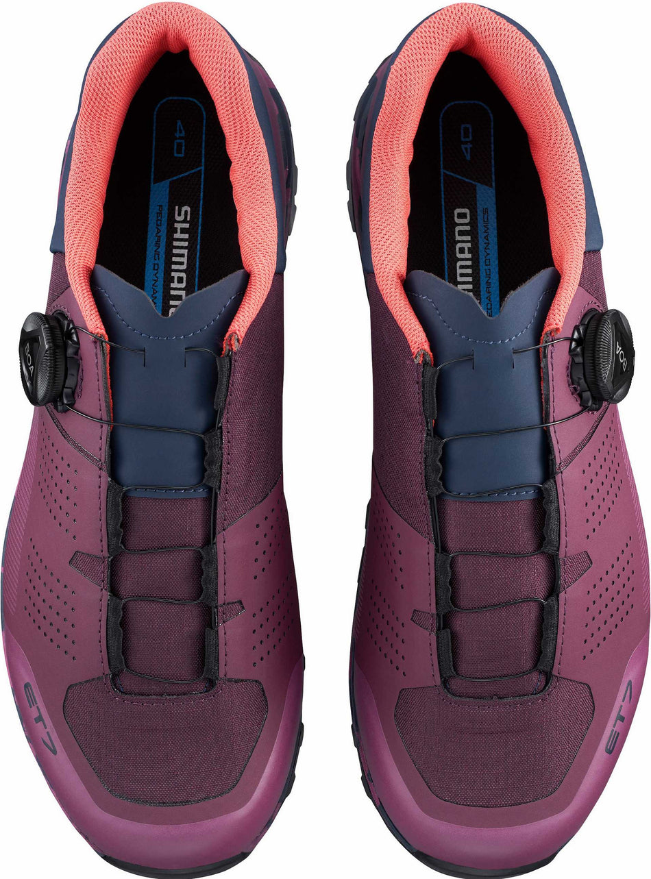 Shimano SH-ET700 Women's E-Bike-Schuhe plum