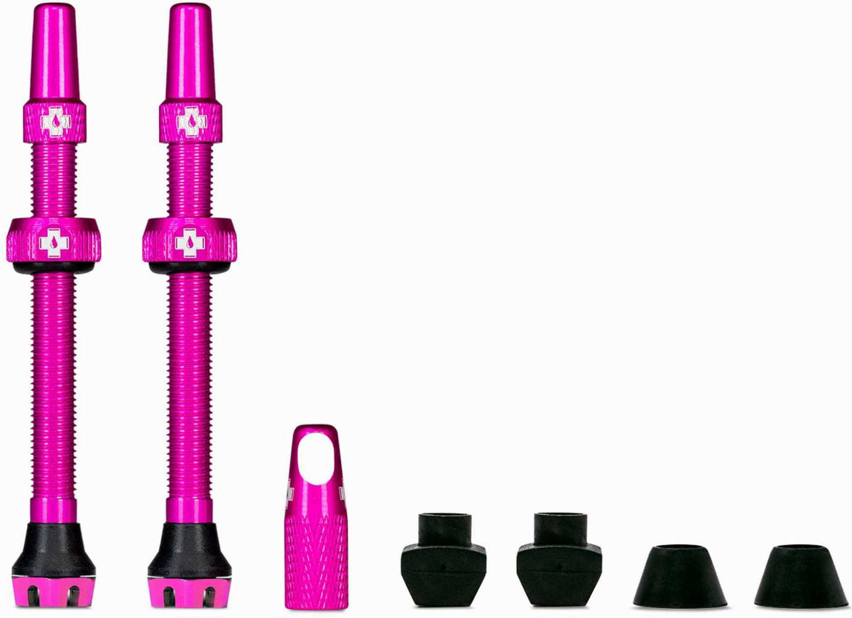 Muc-Off Tubeless Valve Kit V2 Universal for MTB & Road pink - 44