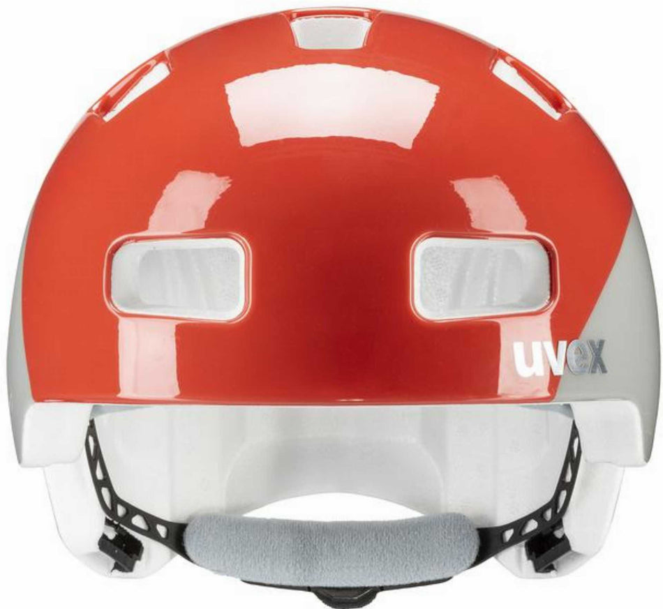 Uvex HLMT 4 Kinder-Helm grapefruit - grey
