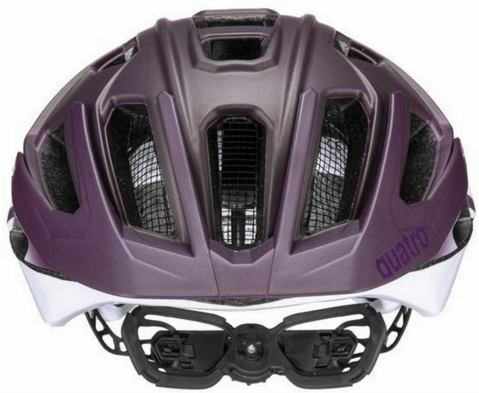 Uvex Quatro CC MTB-Helm plum - white matt