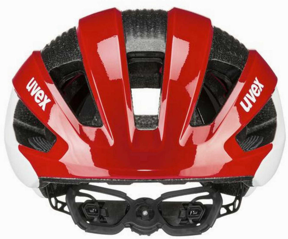 Uvex Rise CC Rennrad-Helm red-white