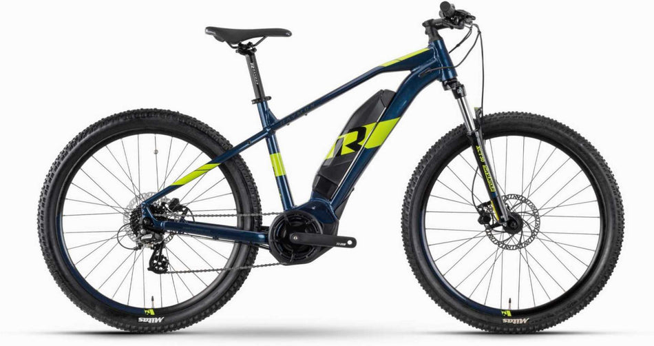 Raymon HardRay E 1.0 400 Wh E-Bike Hardtail Diamant 27,5" dark blue/lime