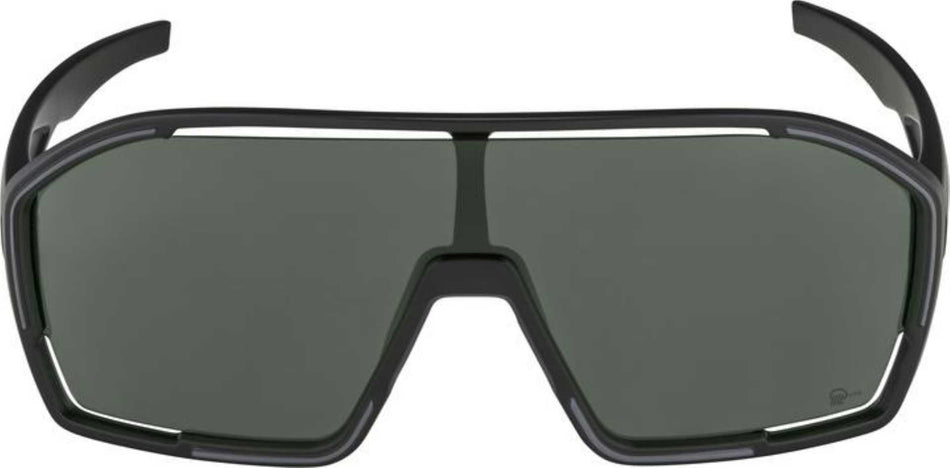Alpina Bonfire Q-Lite Sportbrille black matt/silver mirror