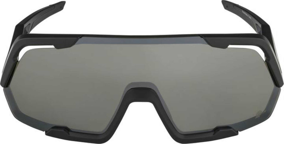 Alpina Rocket Q-Lite Sportbrille black matt/mirror silver