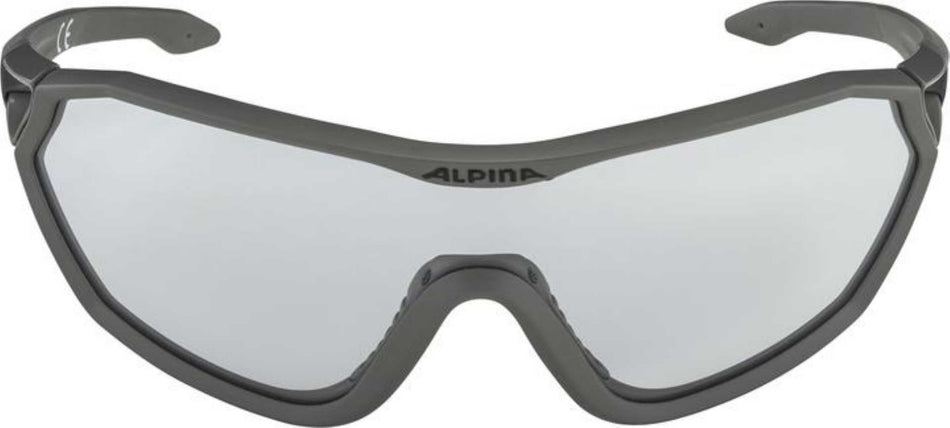 Alpina S-Way V Sportbrille moon-grey matt/varioflex black