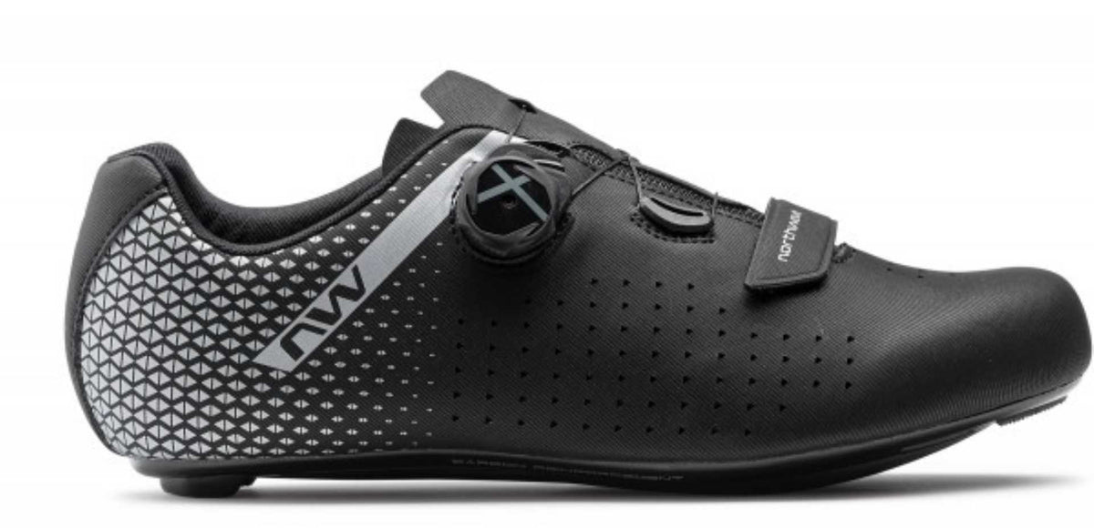 Northwave Core Plus 2 Rennradschuhe black/silver - 44