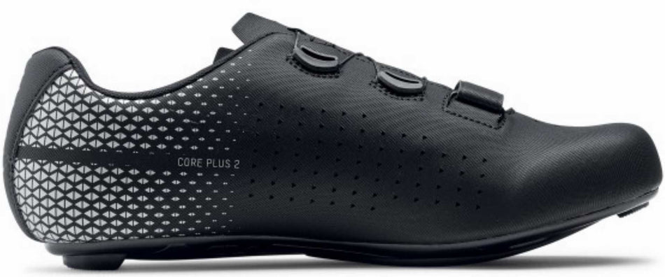 Northwave Core Plus 2 Rennradschuhe black/silver