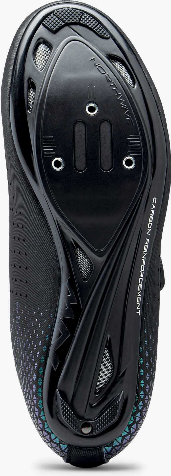 Northwave Core Plus 2 Woman Rennradschuhe black/iridescent
