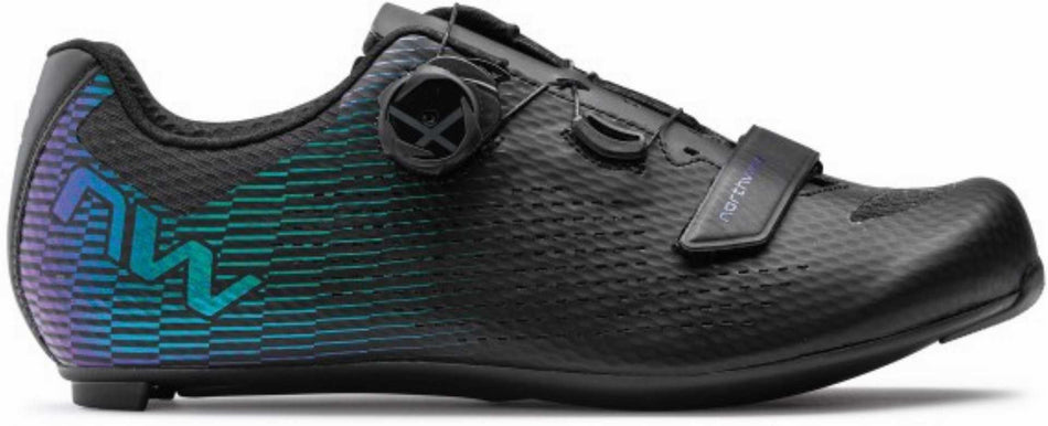 B-Ware - Northwave Storm Carbon 2 Rennradschuhe black/iridescent (Gebrauchtware)