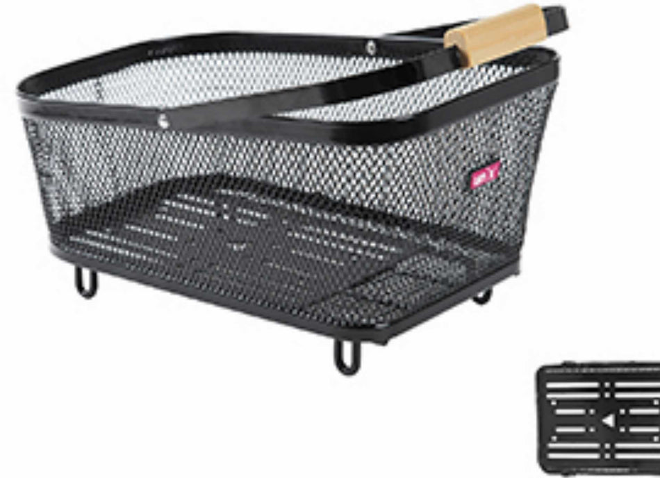 Unix Branco Universal System Hinterradkorb schwarz 18.5 L