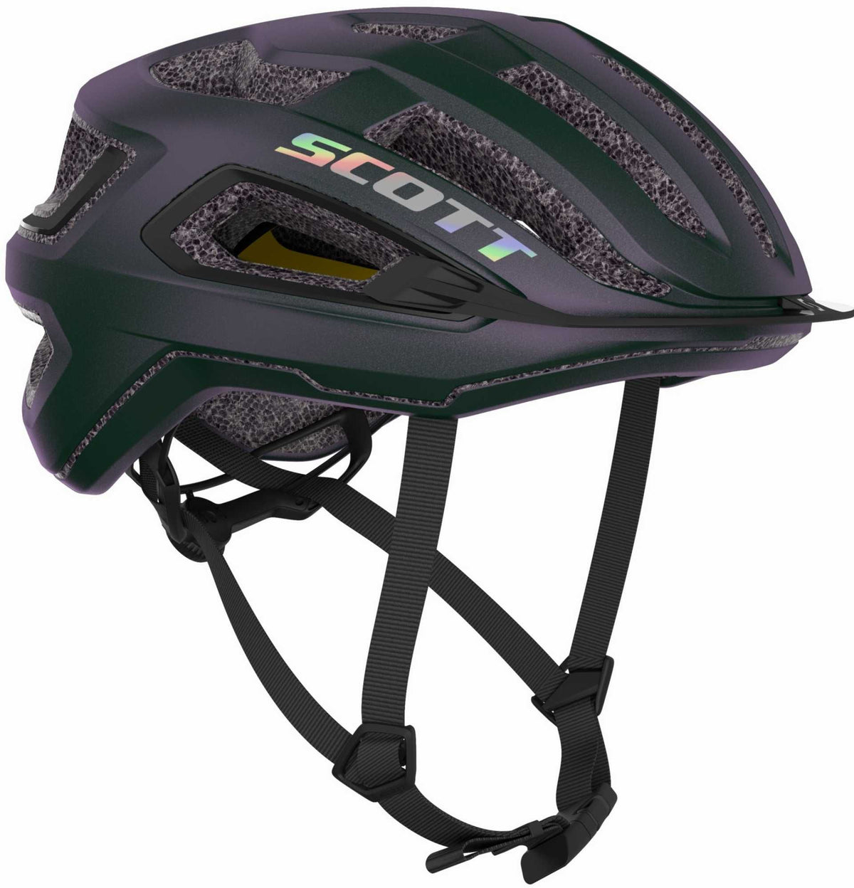 Scott Arx Plus Mips Rennrad-Helm prism green/purple – Biketech24