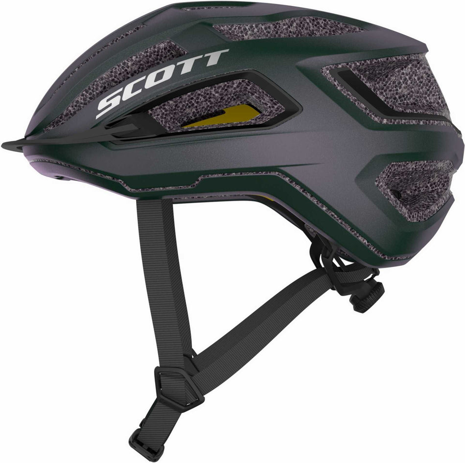 Scott Arx Plus Mips Rennrad-Helm prism green/purple