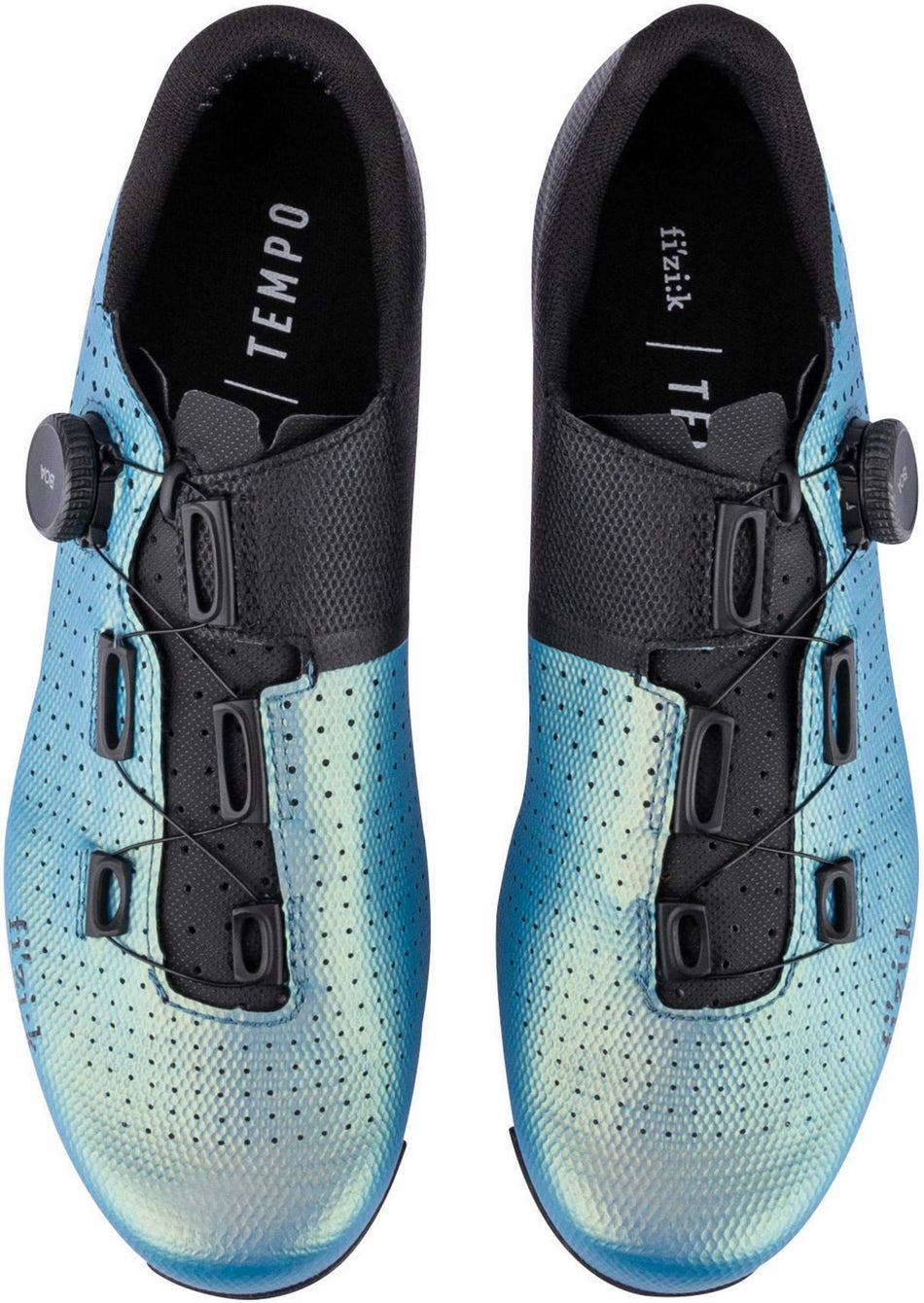 Fizik Tempo Decos Carbon Rennradschuhe iridiscent blue