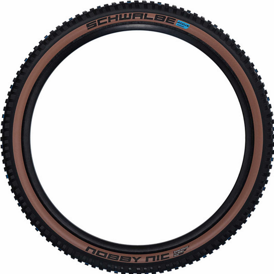 Schwalbe Nobby Nic Addix Speedgrip, Evolution Line, TLE, Faltreifen 27,5" SnakeSkin, Super Ground bronze-skin