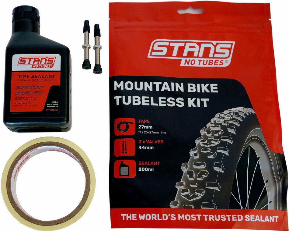 Notubes Stans Tubeless Kit Umrüstset 25 mm MTB