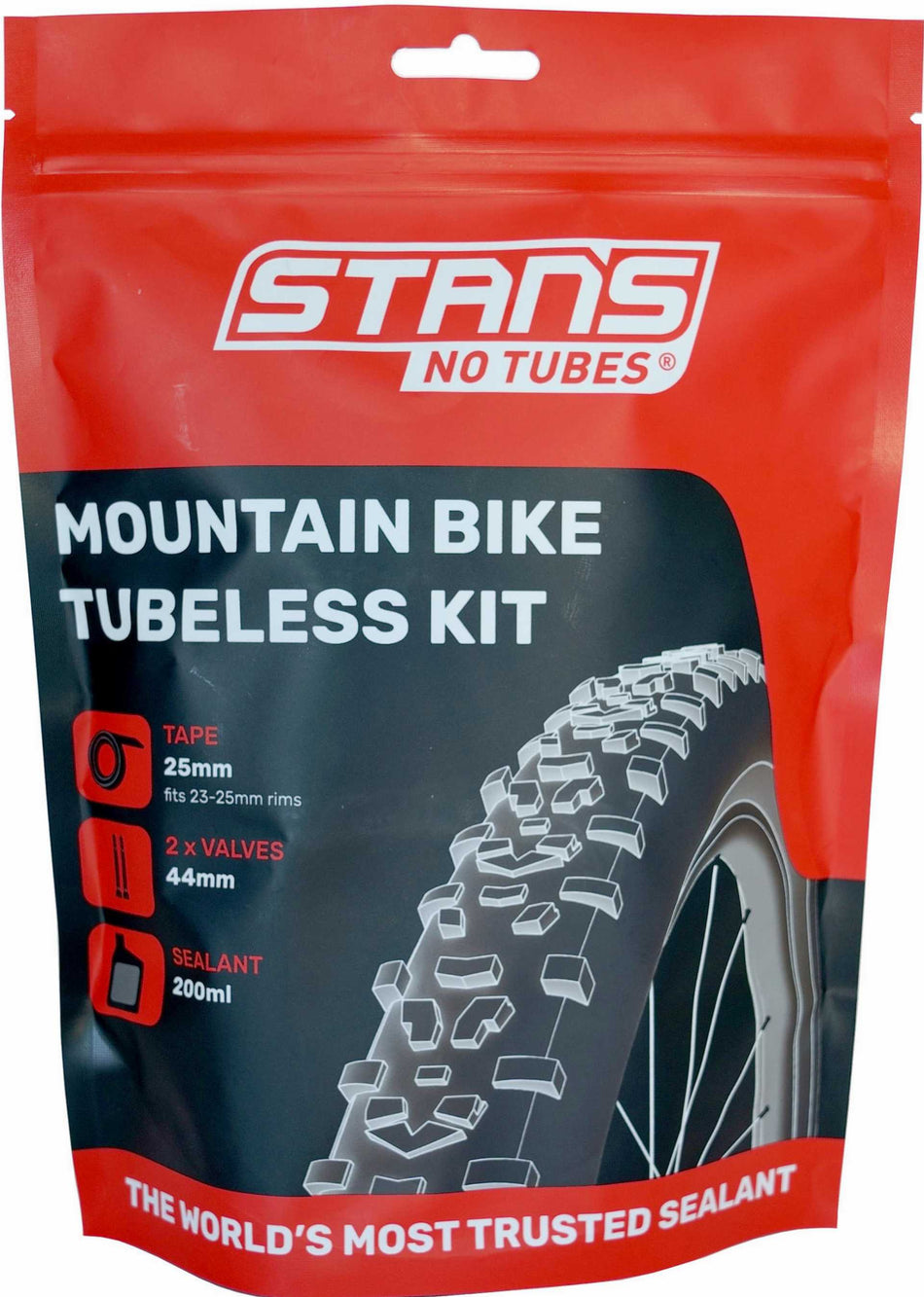 Notubes Stans Tubeless Kit Umrüstset 25 mm MTB