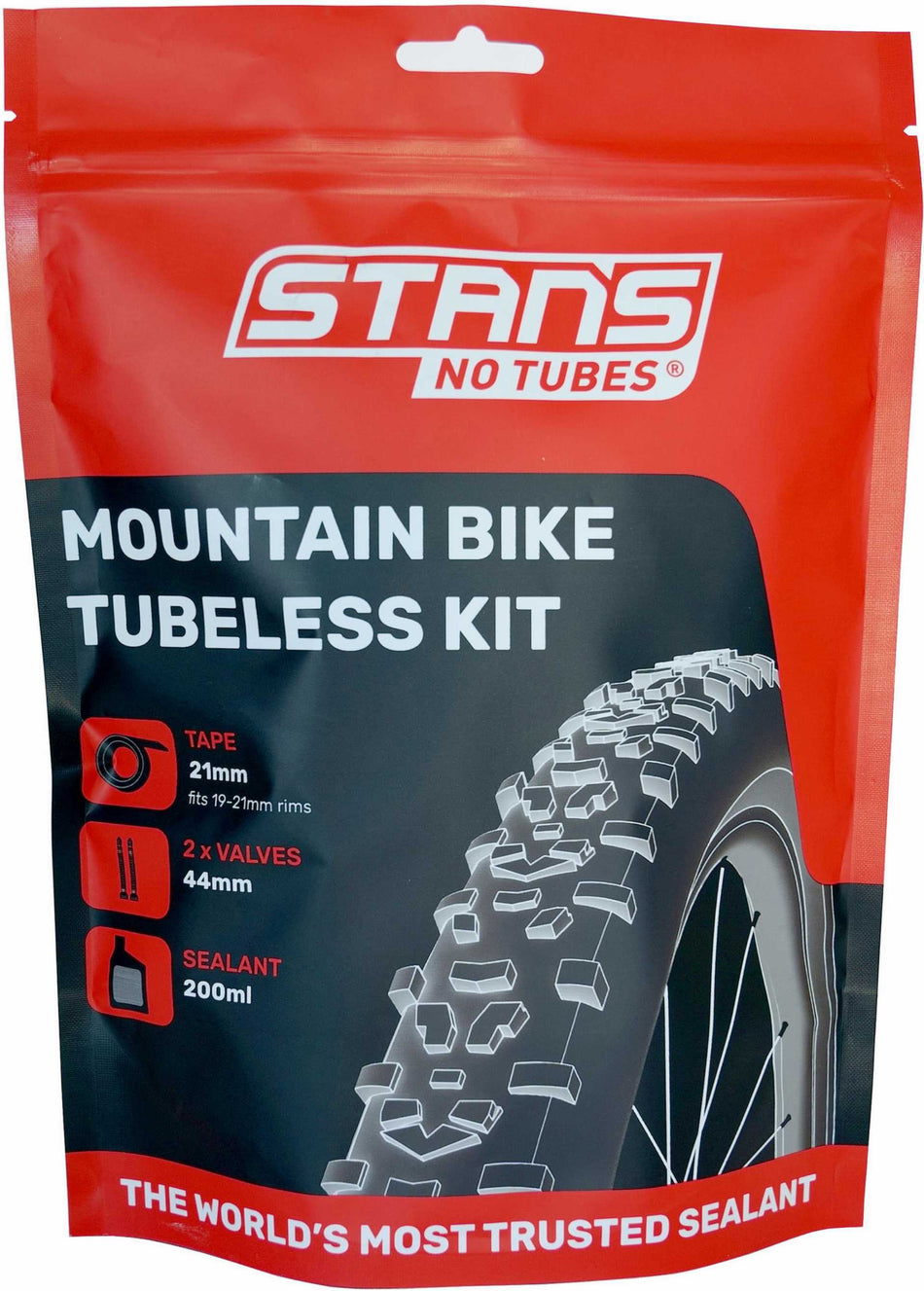 Notubes Stans Tubeless Kit Umrüstset 21 mm MTB