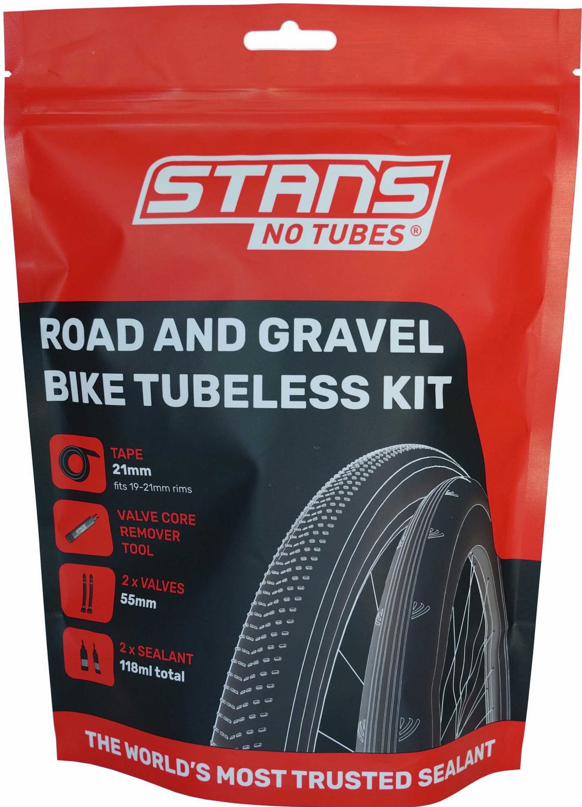 Notubes Stans Tubeless Kit Umrüstset 21 mm Road/Gravel – Biketech24