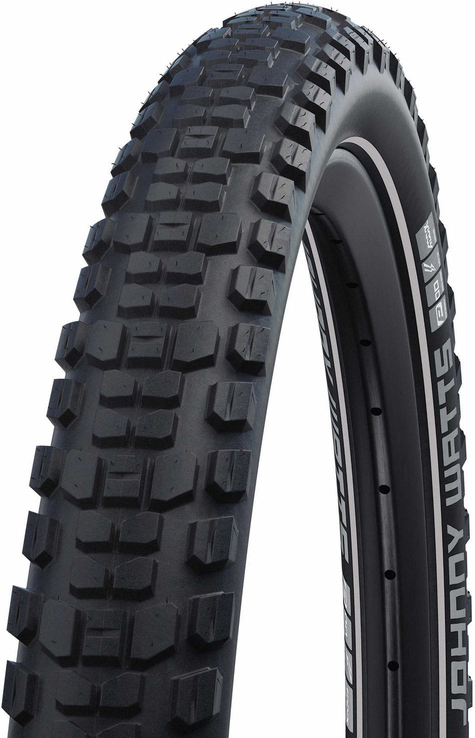 Schwalbe Johnny Watts Addix Perf, DD, GreenGuard,Tube, Drahtreifen 27,5"  black-reflex