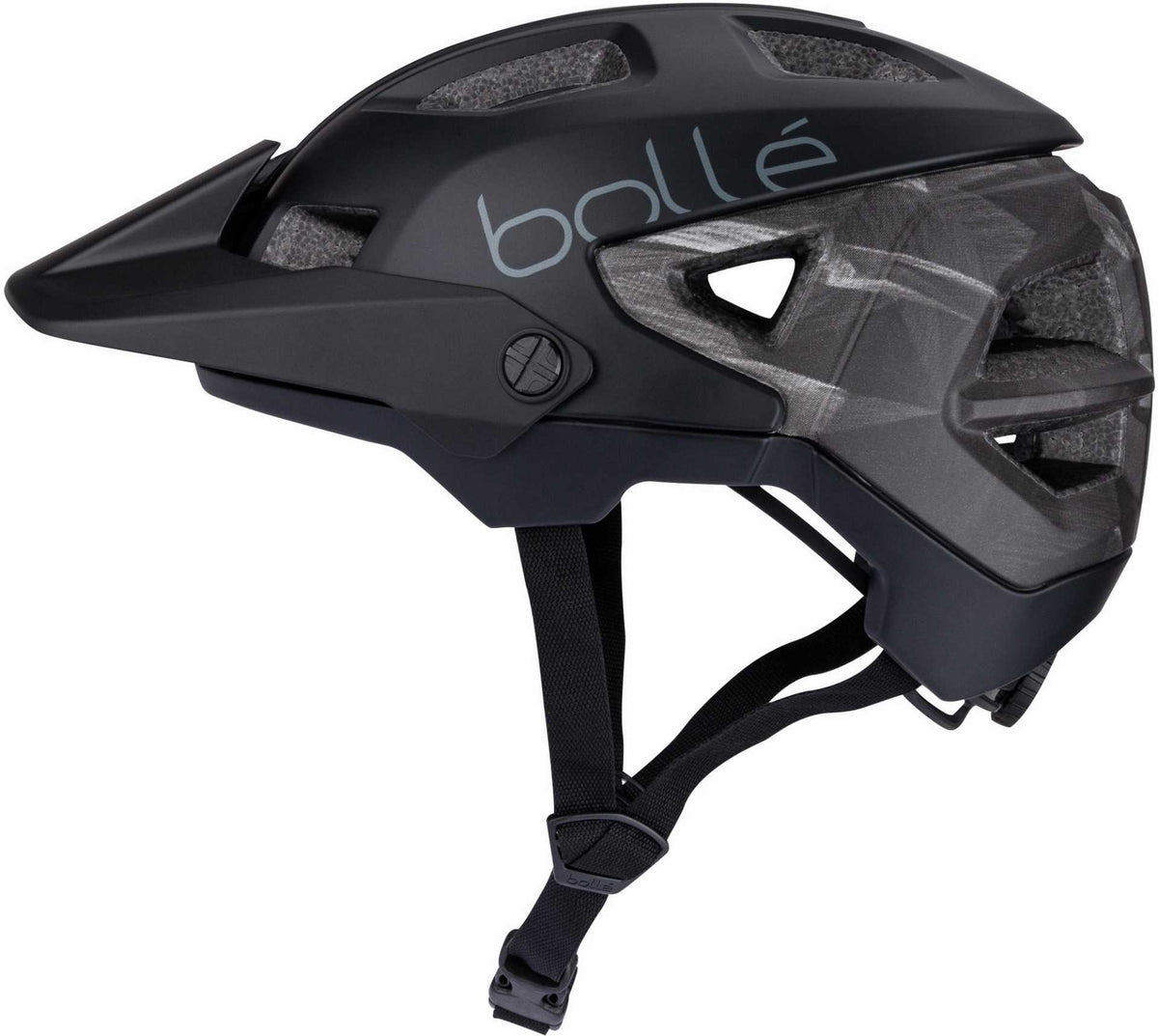 Bolle Trackdown MTB-Helm black stone matte - S/52-55 cm