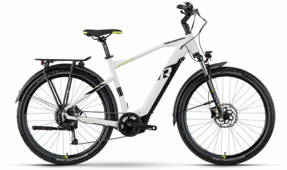 Raymon CrossRay E 5.0 500 Wh E-Bike Diamant 27,5" white/black/lime