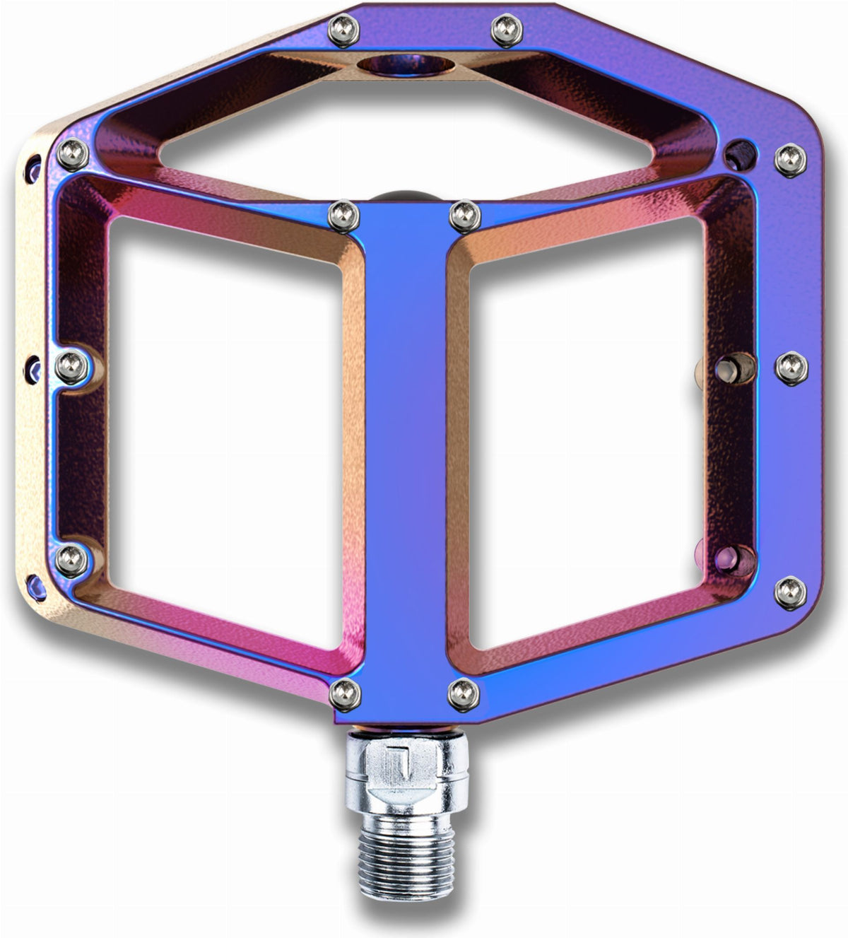 flat pedale oil slick Acid FLAT A3-ZP R Pedale oil slick 115 x 100 x 18 mm – Biketech24