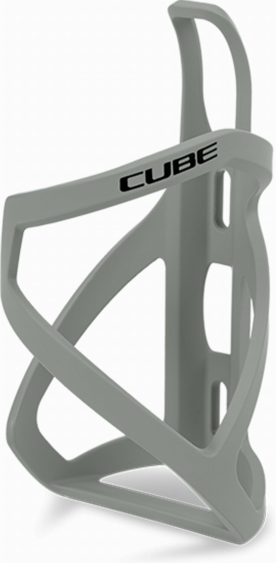 Cube Flaschenhalter HPP Left-Hand Sidecage matt swamp grey ́n ́ glossy black