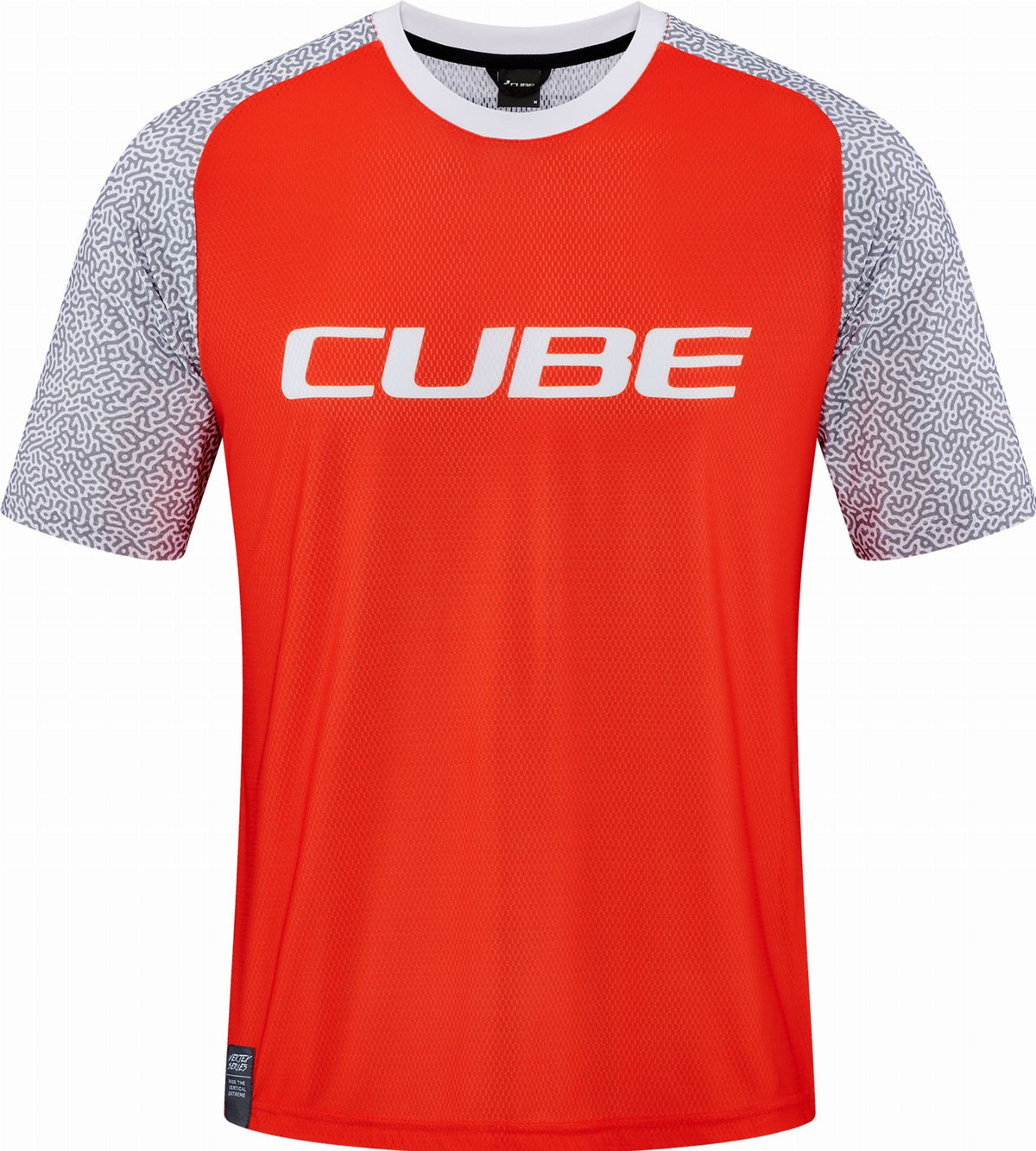 Cube Vertex Rundhalstrikot Kurzarm orange - S