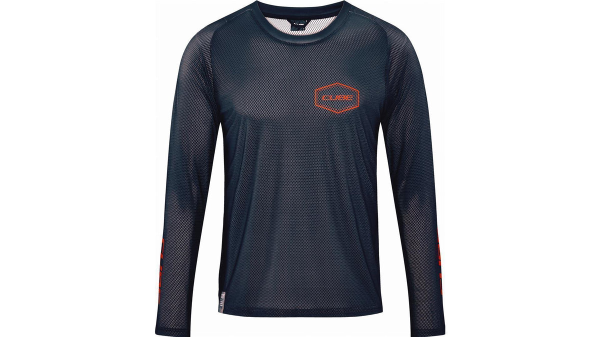 Cube Vertex Rundhalstrikot Langarm black - S