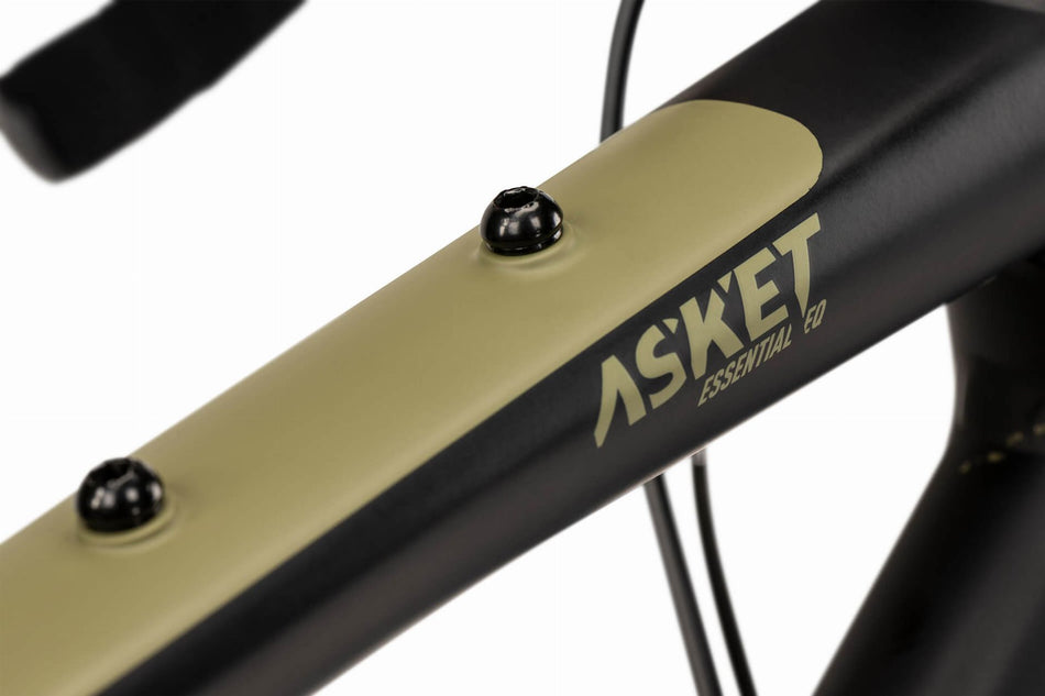 Ghost Asket Essential EQ Gravelbike Diamant 28" black/light kaki matt