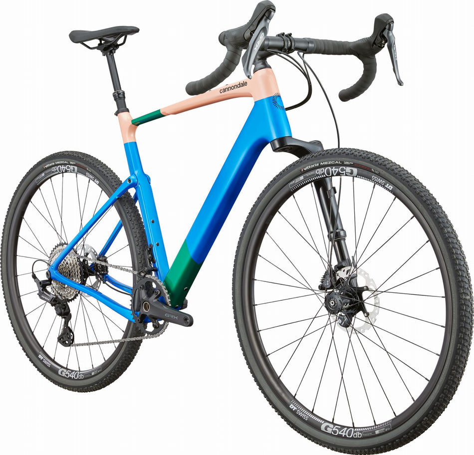 Cannondale Topstone Carbon 2 Lefty Gravelbike Diamant 28" electric blue