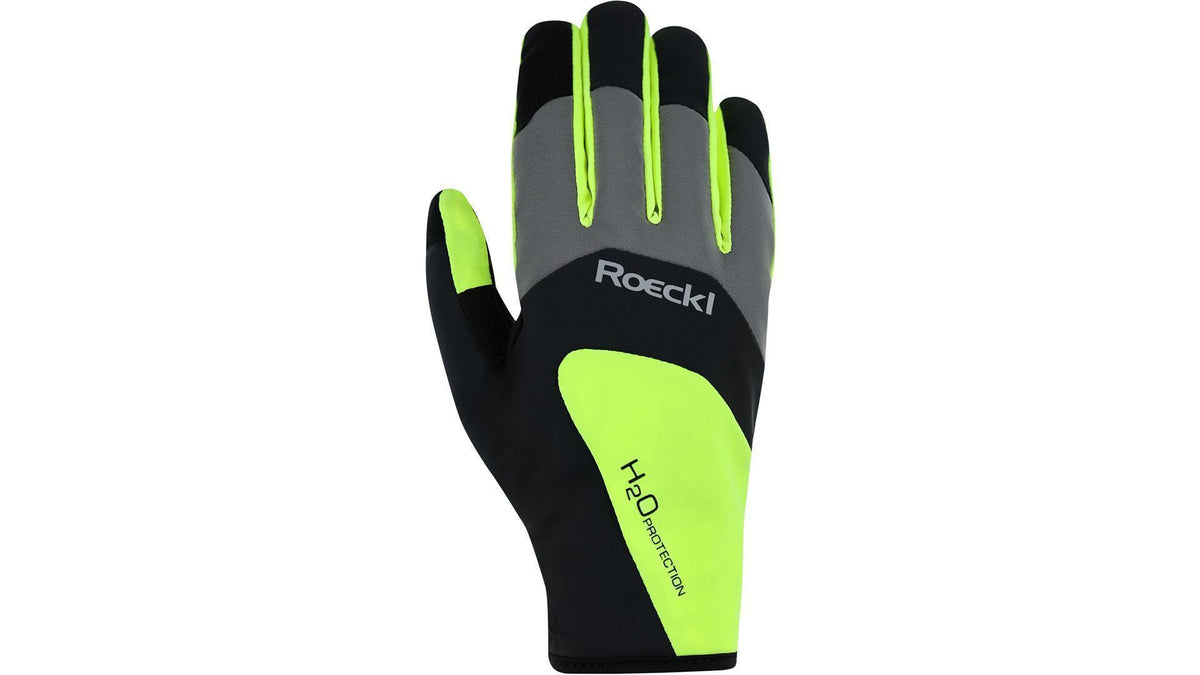 Roeckl Rapallo Waterproof Handschuhe lang dress black/fluo yellow – Biketech24
