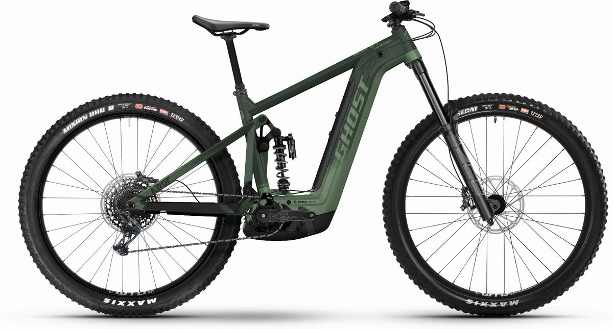 Ghost E-Riot EN Universal 750 Wh E-Bike Fully dark green/met. green