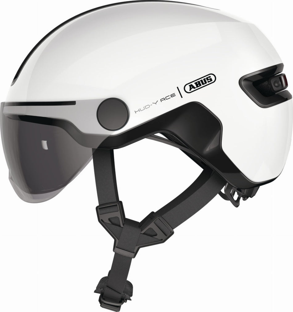 Abus Hud-Y Ace Helm shiny white