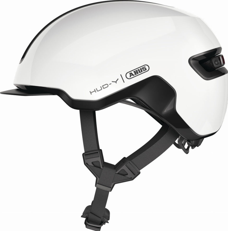 Abus Hud-Y Helm shiny white