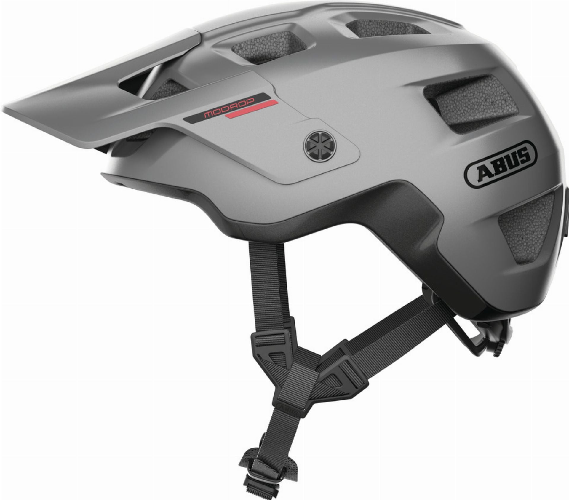Abus MoDrop MTB-Helm Ti silver - M (54-58 cm)
