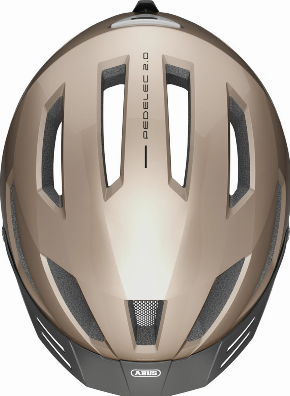 Abus Pedelec 2.0 Helm champagne gold
