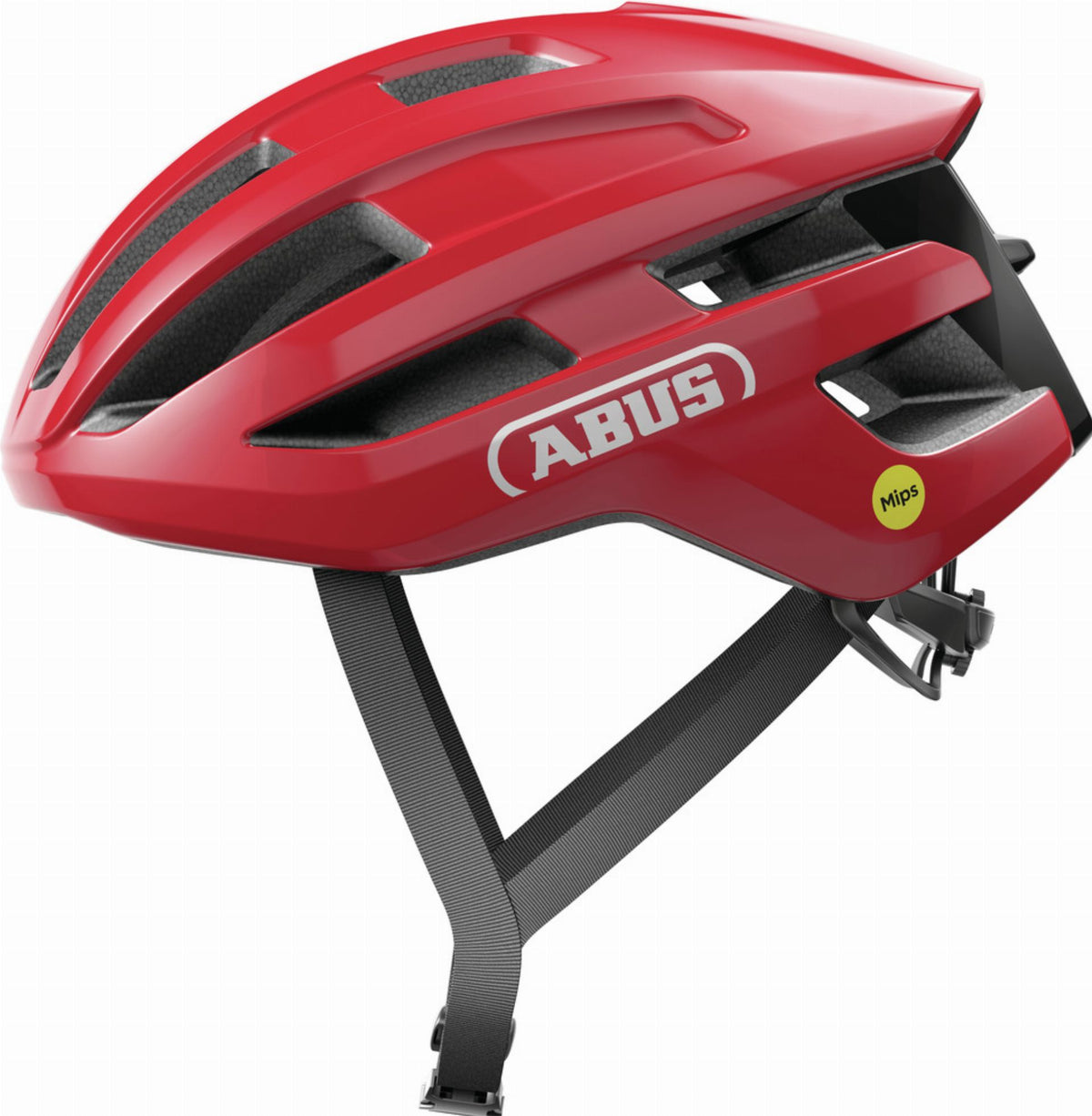 Abus PowerDome Mips Rennrad-Helm blaze red – Biketech24