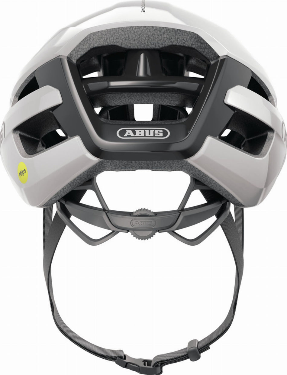 Abus PowerDome Mips Rennrad-Helm shiny white
