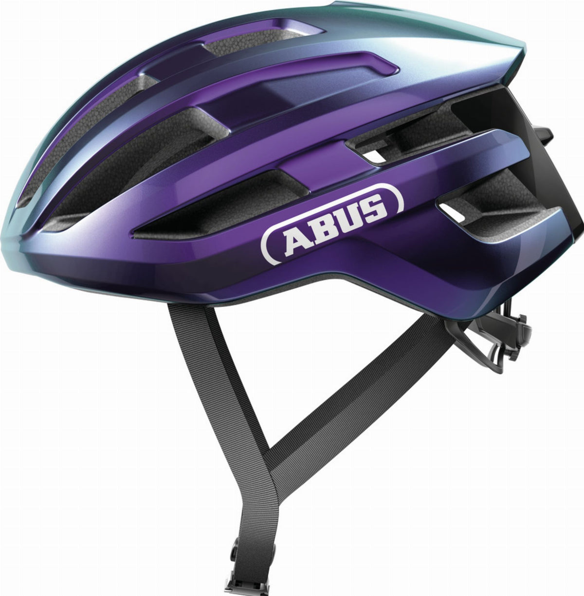 Abus PowerDome Rennrad-Helm flip flop purple – Biketech24