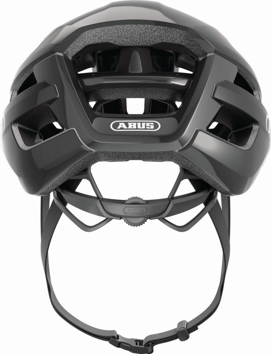 Abus PowerDome Rennrad-Helm shiny black
