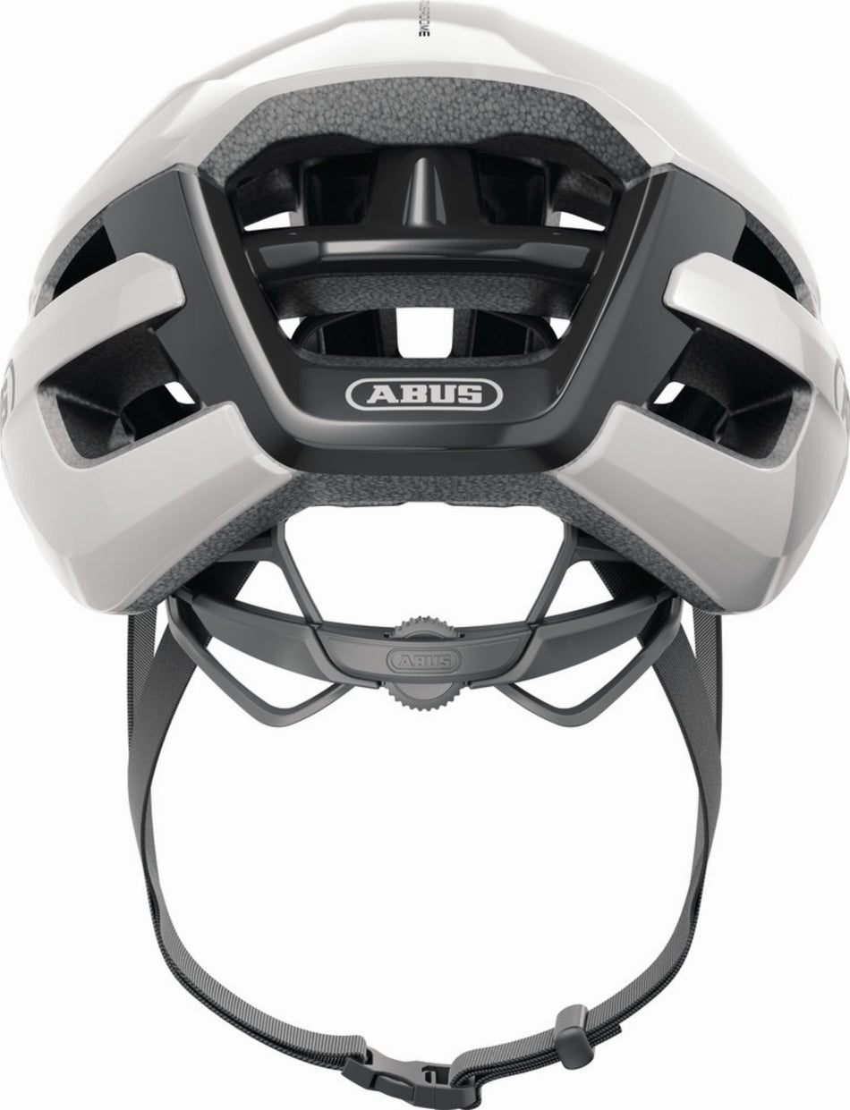 Abus PowerDome Rennrad-Helm shiny white
